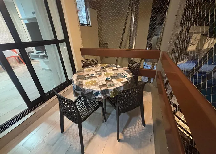Apto Riviera de São Lourenço com Piscinas Aquecidas,Quadra,Sacada Gourmet Bertioga